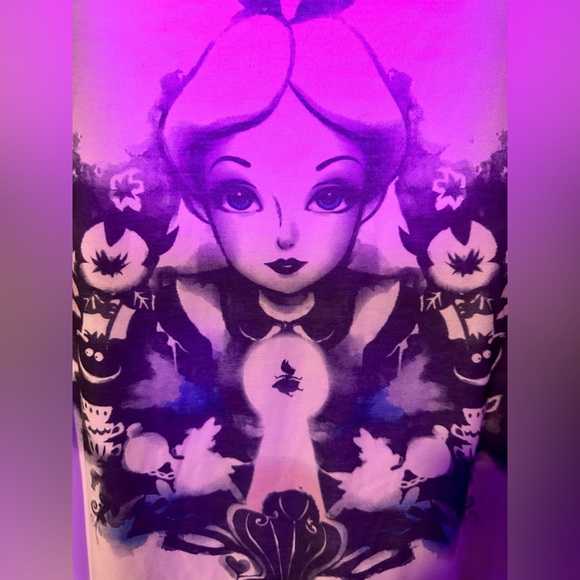 Disney official Alice in Wonderland Baseball Tee M - Picture 4 of 4